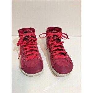 Reebok CrossFit Lite Tr Women's 7.5 Raspberry Red Sneakers Hi Tops Padded